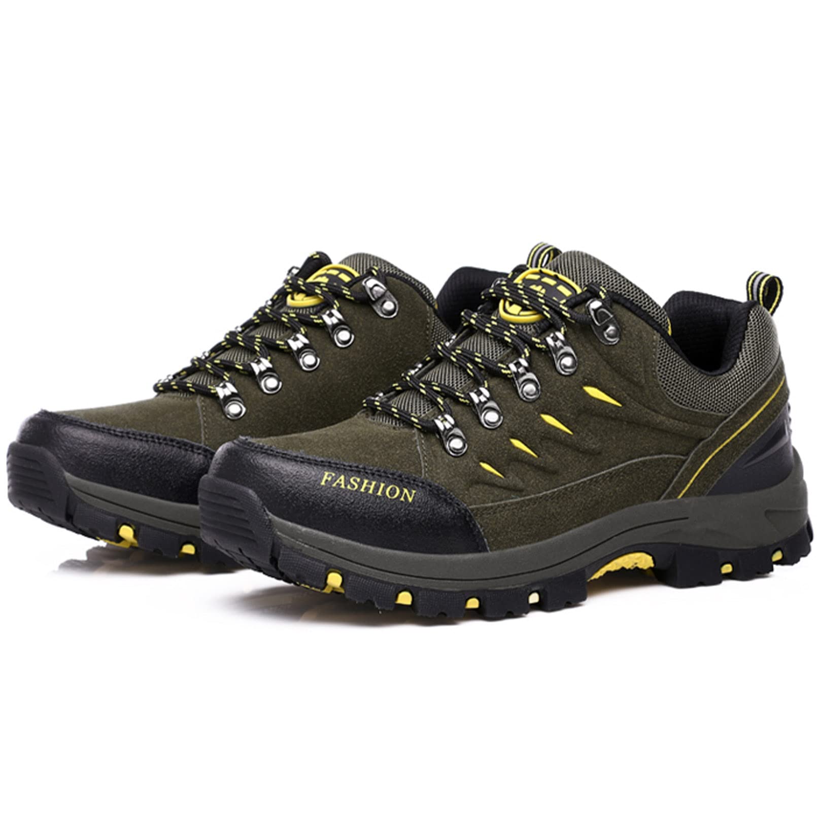 Chaussures de Randonnée Femme Homme, Chaussure de Marche Trekking Montagne Sport Chaussures de Trail Running Extérieure Antidérapant Semelle Impermeable Légères