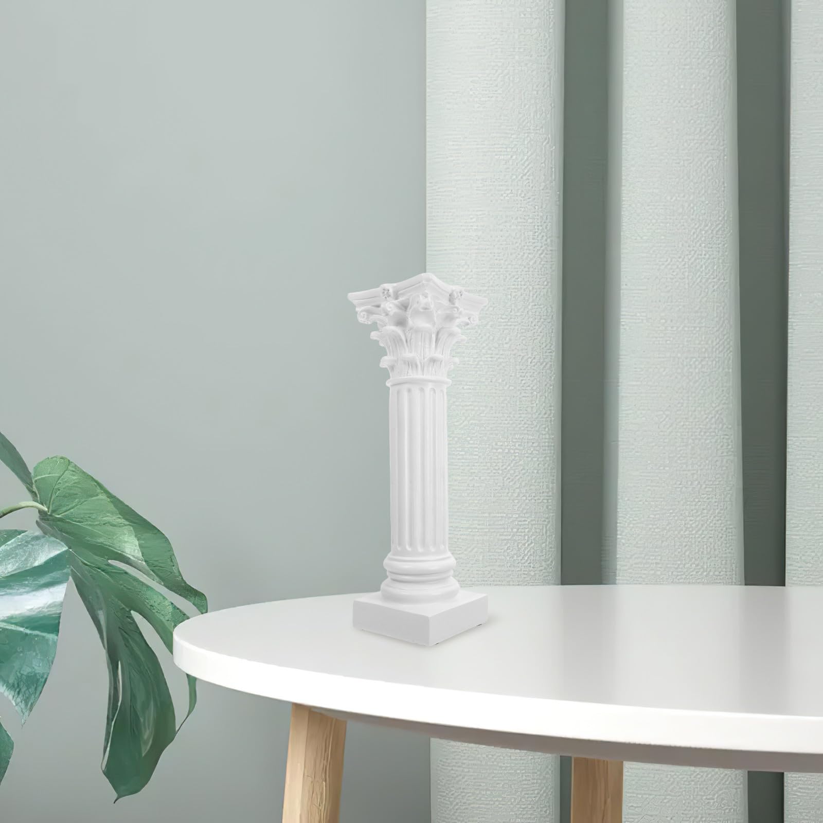 Gadpiparty Weiße Römische Säule aus Kunstharz mit Klassischer Eleganz Vielseitig Einsetzbar als Hochzeitssäulendekoration und Fotorequisite für Stilvolle Feierlichkeiten