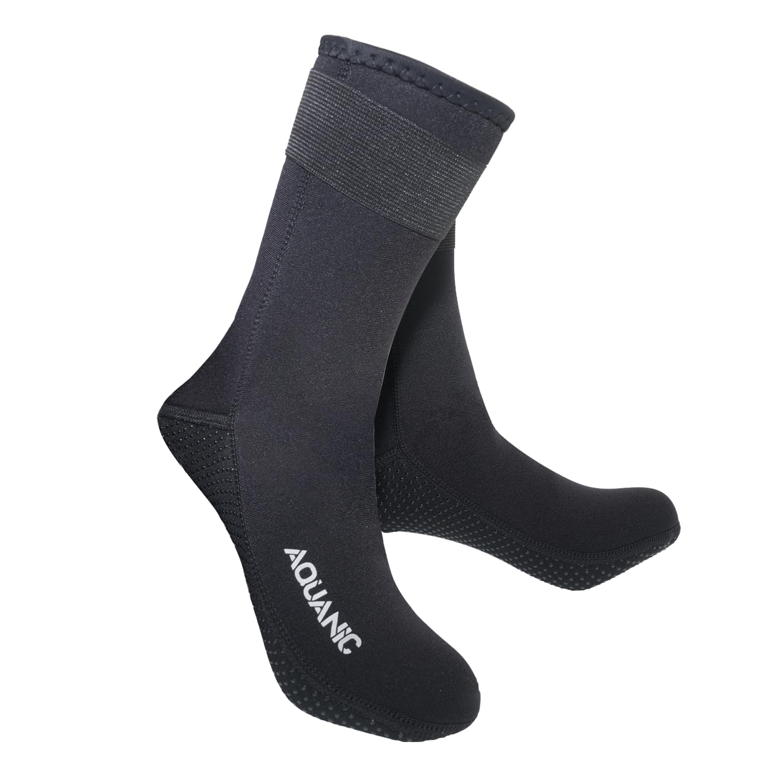 Neoprene Diving Socks,3MM Anti-Slip Water Fin Swim Socks for Snorkeling Surfing Kayaking Swimming Scuba Diving Water Sports Outdoor Activities(Black, M)