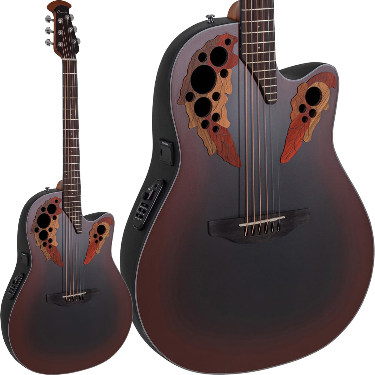 ギター Ovation Celebrity Elite CE44-RBB Amazon.com: Ovation Celebrity Elite CE44-RRB Mid-depth
