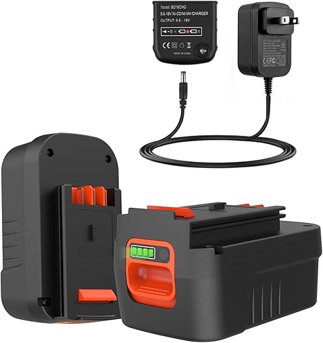 Paquete de 2 baterías de litio de 6.5Ah 18V HPB18 de repuesto para Black and Decker Firestorm HPB18-OPE 244760-00 A1718 FS18FL FSB18 batería con