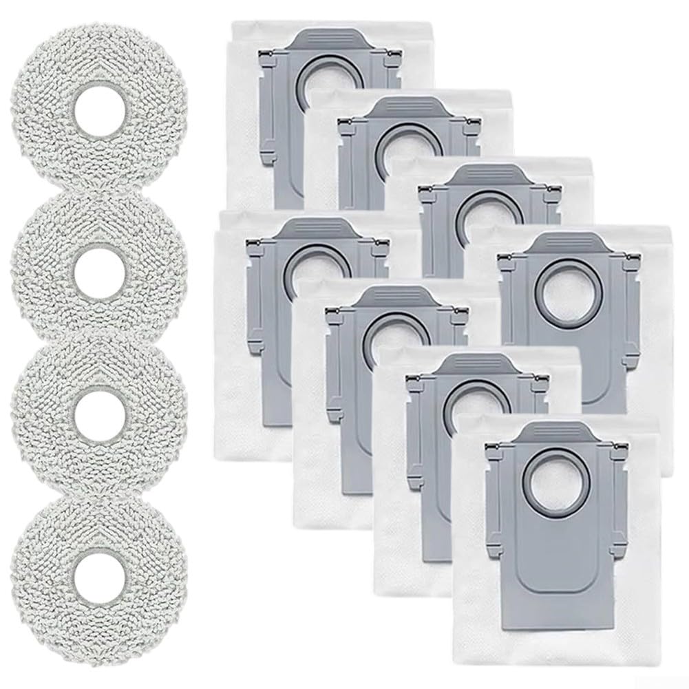 Lot De 12 Sacs à Poussière Pour Aspirateurs Robots Roborock Q5 Q5 Max Q5 Duoroller Q5 Pro Q7 Maxm5l5 Q8 Max S8 S8 Pro Ultra S7 Maxvmax Ultra Q10 S5x5sac Grande Capacite 36 L 91699533