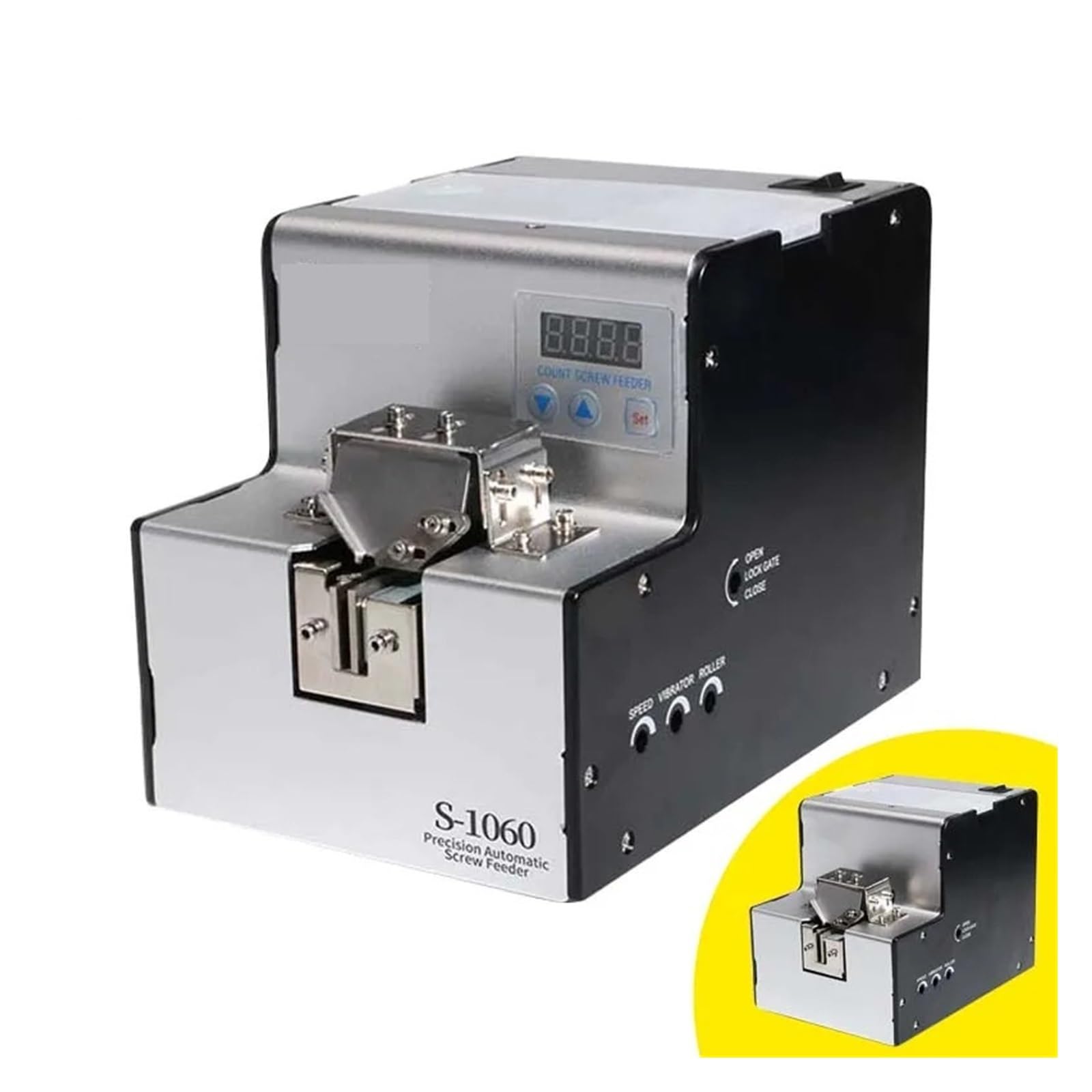 Fully Automatic Screw Arrangement Machine M1-M5 Screws Feeder Tools 1-5mm Screw Arrangement Feeding Machine(with Digital Display)