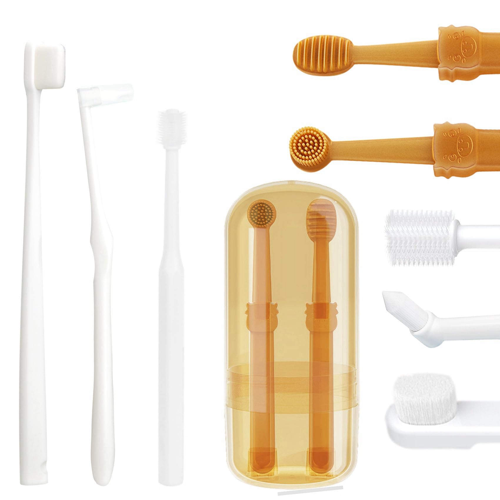 Photo 1 of 5 Pack Dog Toothbrush Cat Toothbrush Kit,