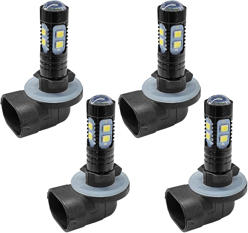 Lâmpadas LED para Farol de Neblina 881 DUSCOKE 50 W 6000 K – Kit com 4 unidades