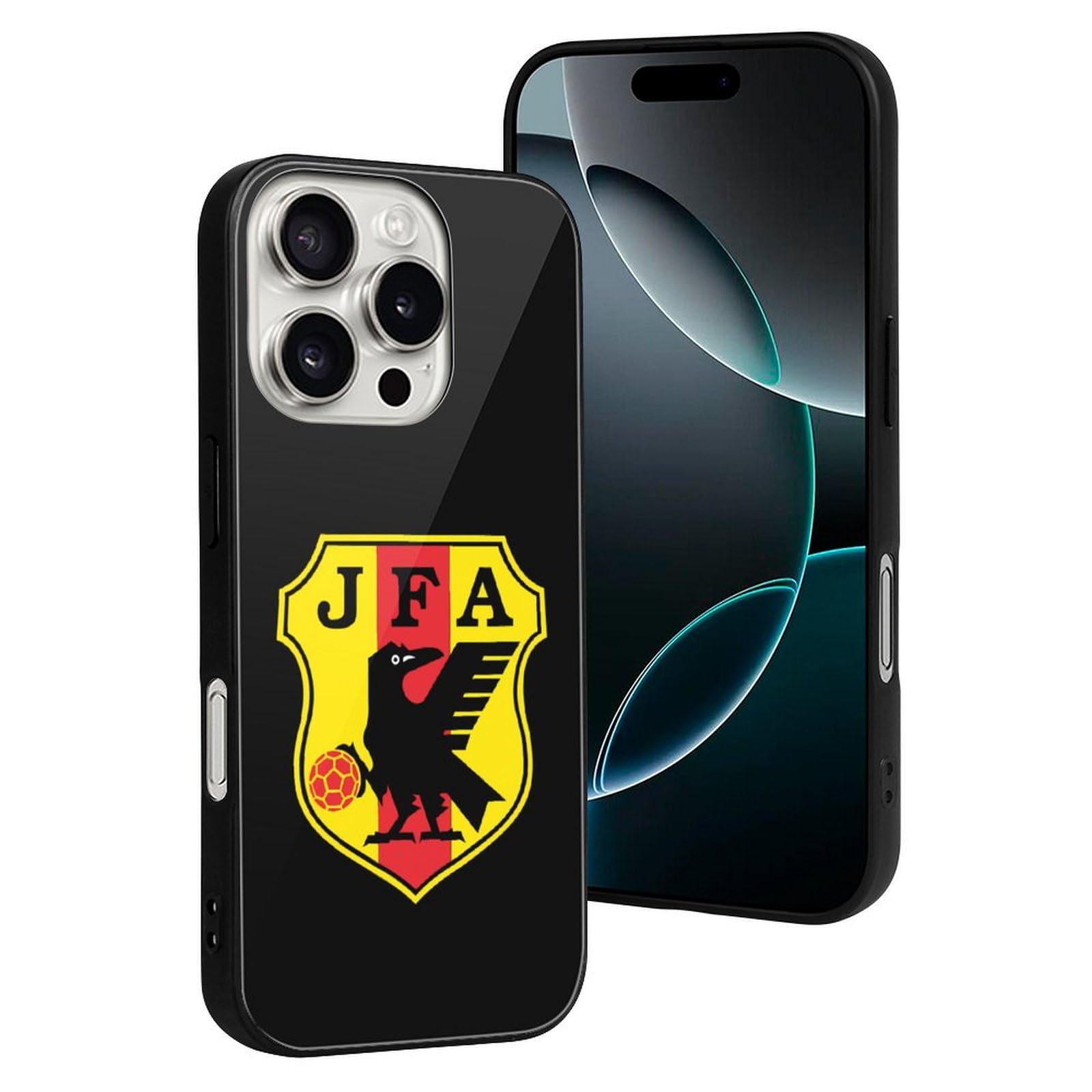 Amazon.co.jp: サッカー日本代表 iPhone 16pro ガラス保護ケース