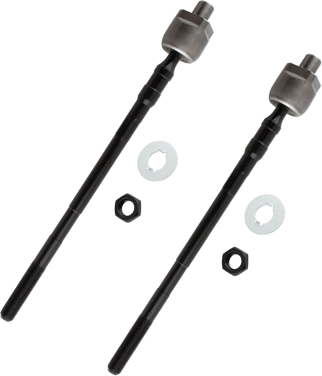 2x Front Outer Tie Rod End Link - ES3438 [Interchange No.ES3407], 2x Front Inner Tie Rod End Link - EV458 for Infiniti I30 2000-2001,for Infiniti I35 2002-2004,for Nissan Maxima 2000-2003