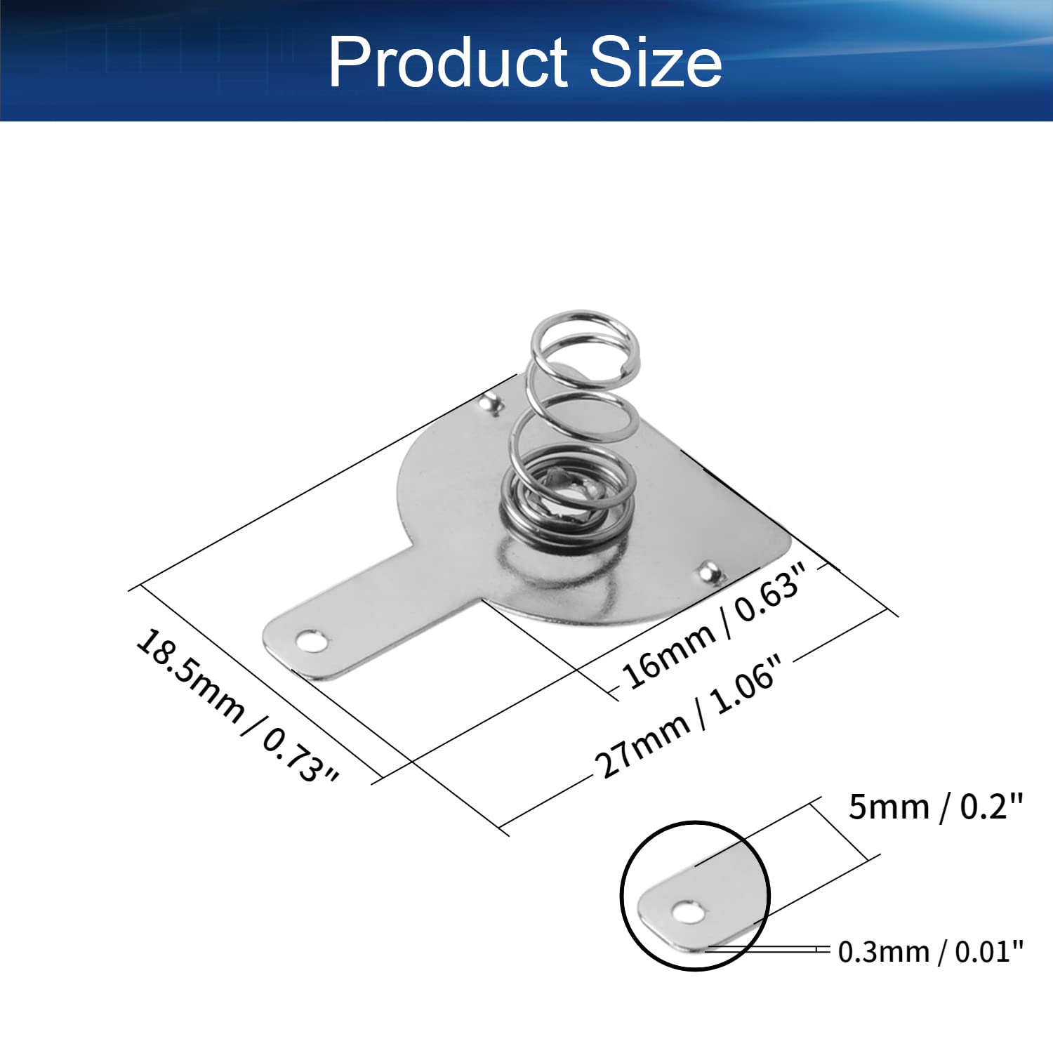 Heyiarbeit 20 Pairs 18.5mm/0.73