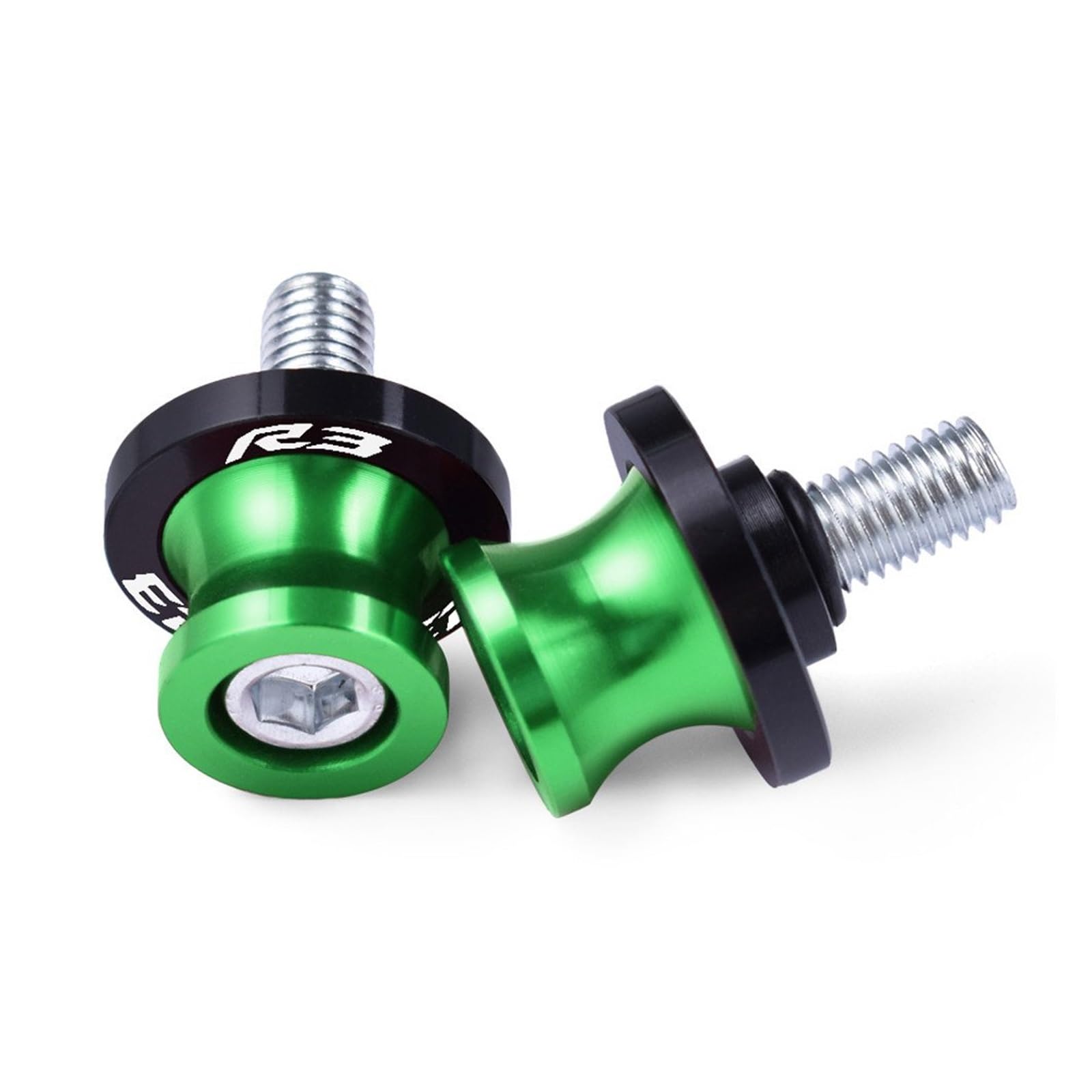Bobines de bras oscillant CNC 6mm en aluminium pour habillage YZF-R3