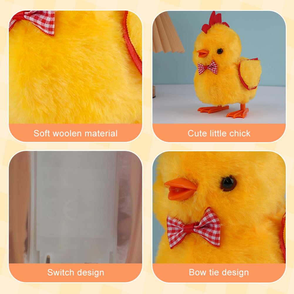Toy Dogs for Kids Plush Brown Labrador Toy Electronic Interactive Plush Dog Toys for 1-6 Year Old Kids Simulation Pet Dog Walking Nod Barking Wagging Tail Puppy Educational Toys for Boy Girl (Chick B) - Image 3