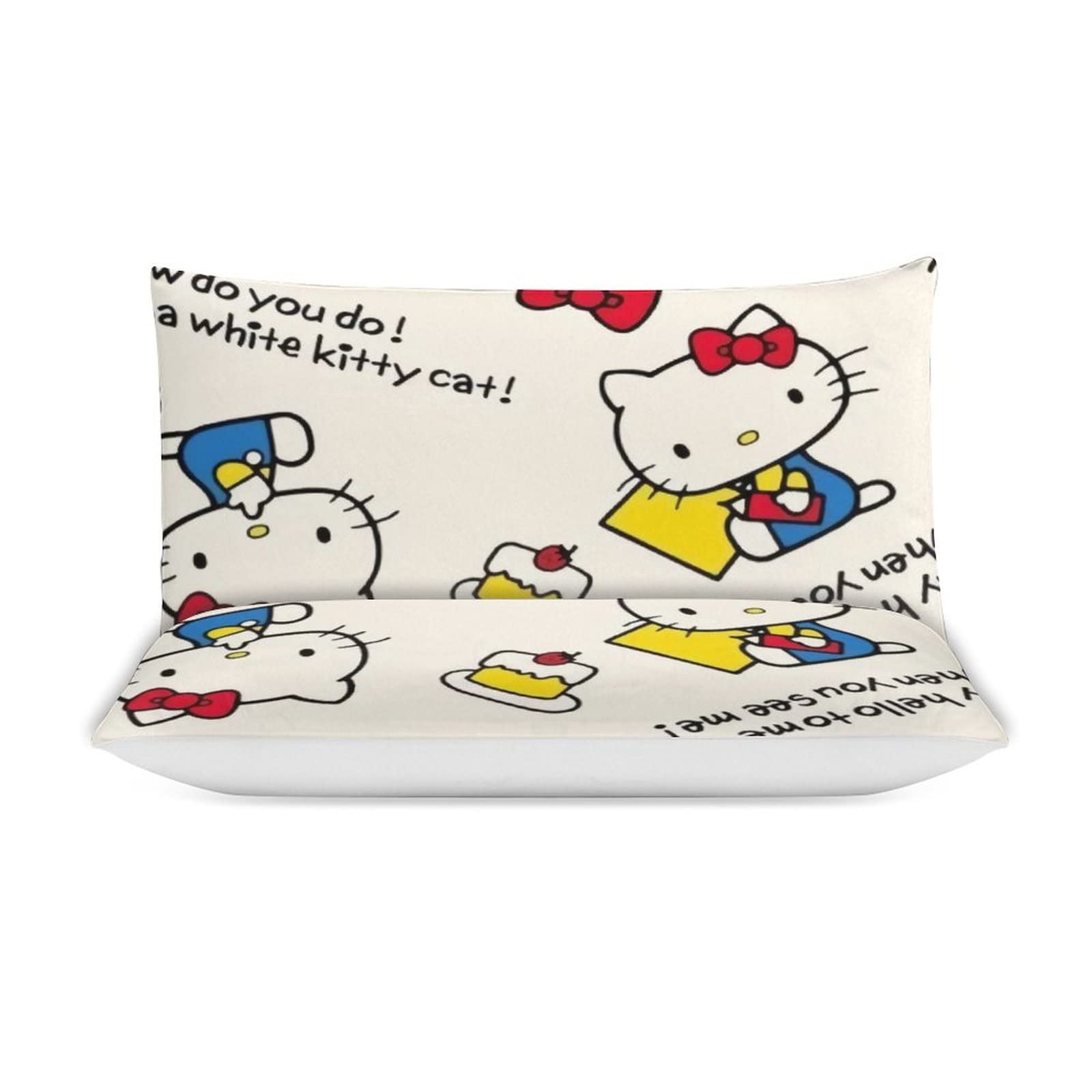 Amazon｜ハローキティ 布団カバー 3点セット シングル シングル 枕