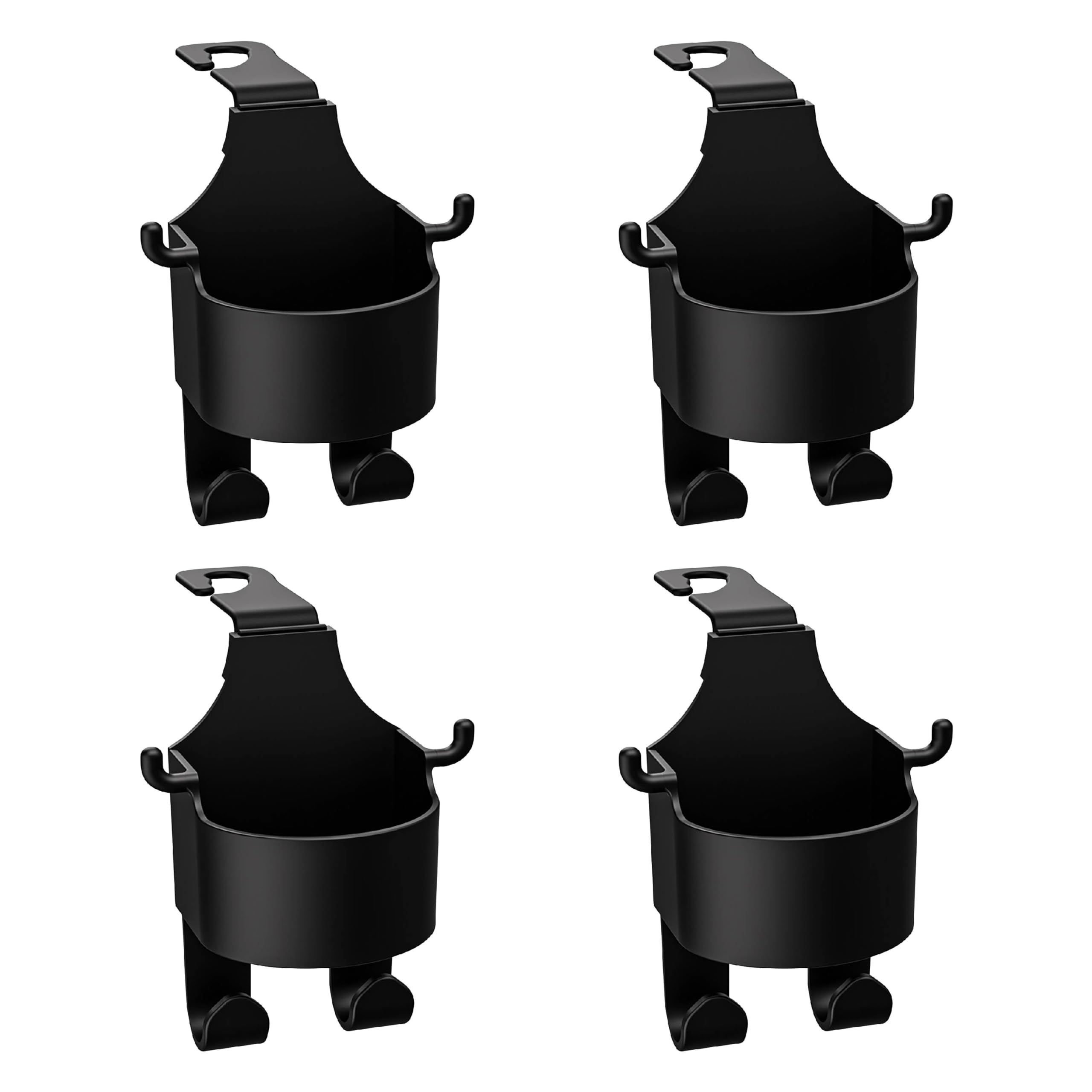 4-pack multifunctional hook for car seat back, car headrest cup holder for your car back seat, phone holder with hook car back hanging mount cup storage