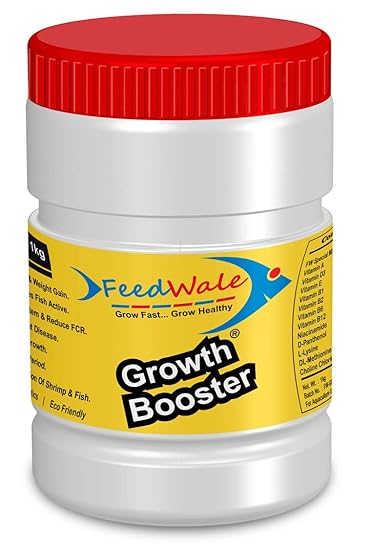 FeedWale Growth Booster 1Kg for Faster Growth of Pond BioFloc RAS Cages Aquaculture Fishes