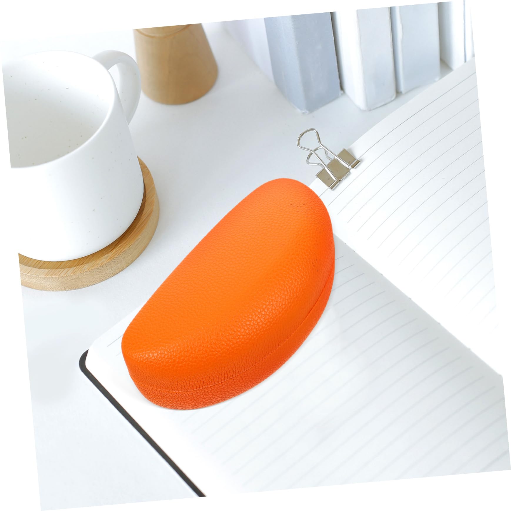 BESTYASH Estuche De Anteojos Estuche Rígido Para Gafas Estuches Para Anteojos Caja Gafas De Sol Organizadora Sunglasses Organizer Estuche Para Gafas De Sol Pu Orange