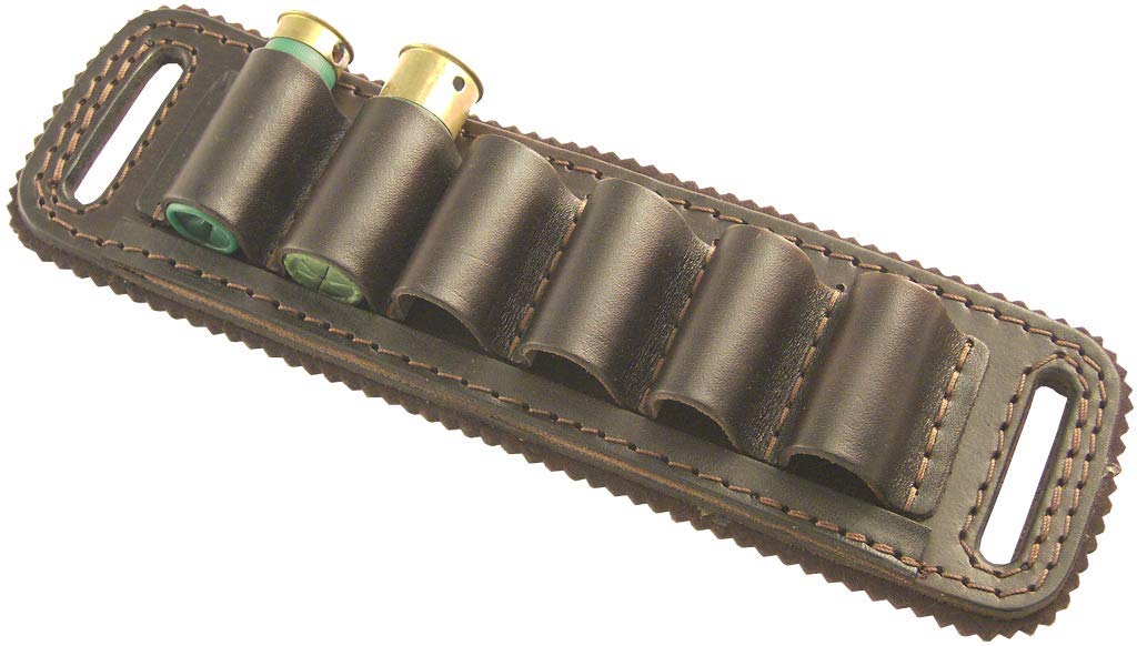 Cartridge Belt Slide Pistol Ammunition Carrier Leather