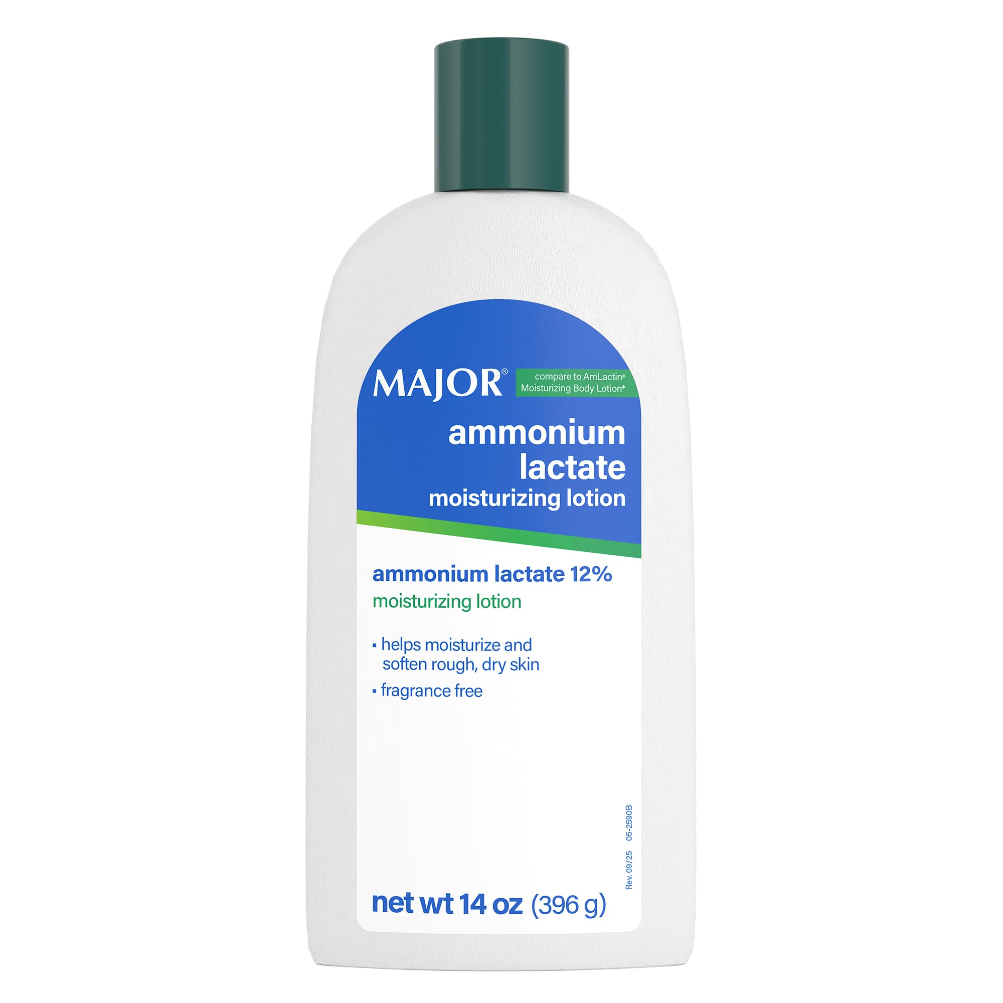 Ammonium Lactate 12% Moisturizing Lotion - Lactic Acid Lotion - Helps Moisturize and Soften Rough, Dry Skin - Daily Body Lotion - Fragrance-Free - 14 Oz (1 Pack)