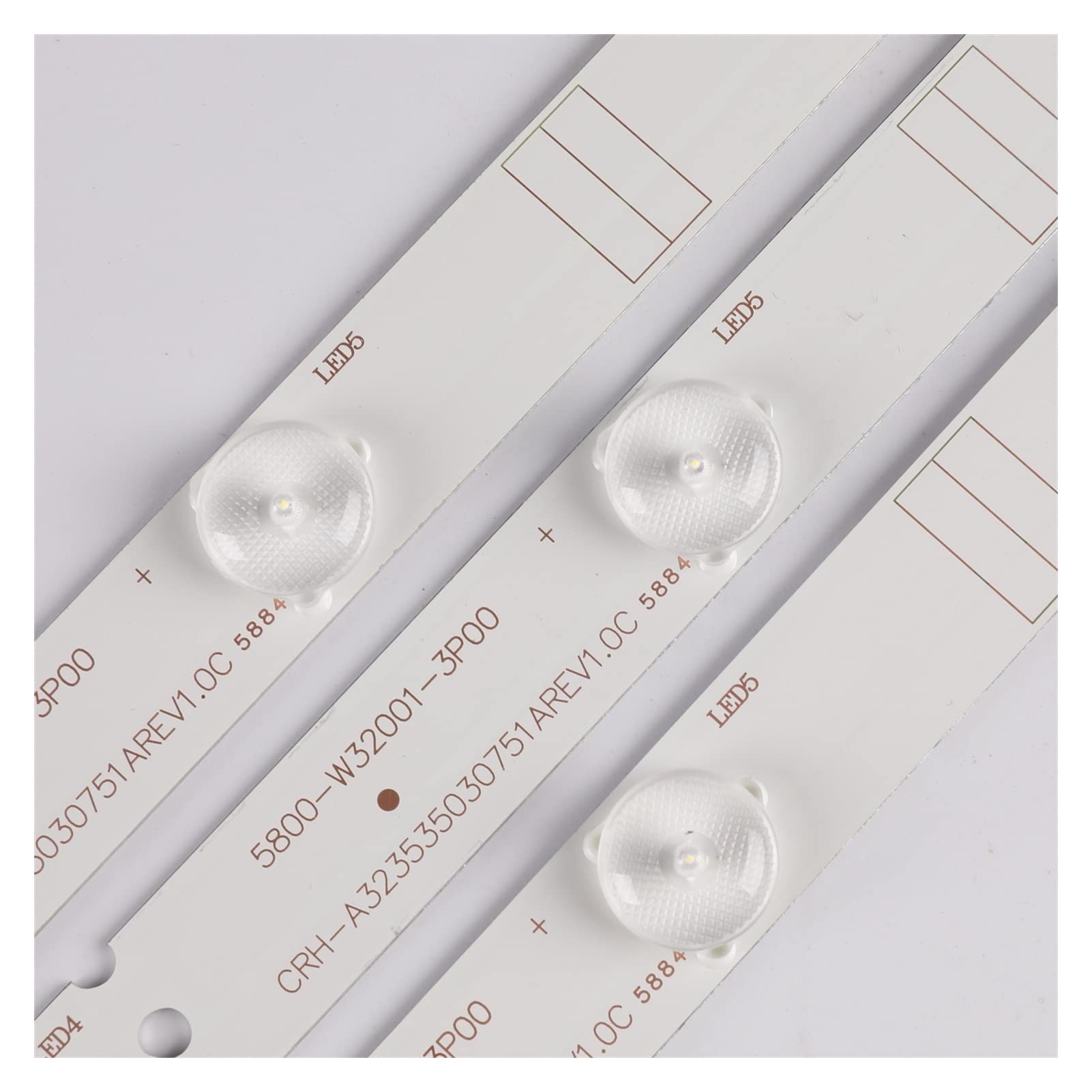 Thomas-schoene LED-Fernseher Beleuchtung 3 2LES71T2 32LES70T2 LED Bars Hintergrundbeleuchtung Strips Line Lineal 5800 -W32001-3p00 0p00 Ver00.00 RDL320HY Fit for Erisson(5 Set)