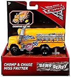 Miss Fritter Chomp and Chase 6 Yellow School Bus Demo Derby Cars 3 Disney Pixar