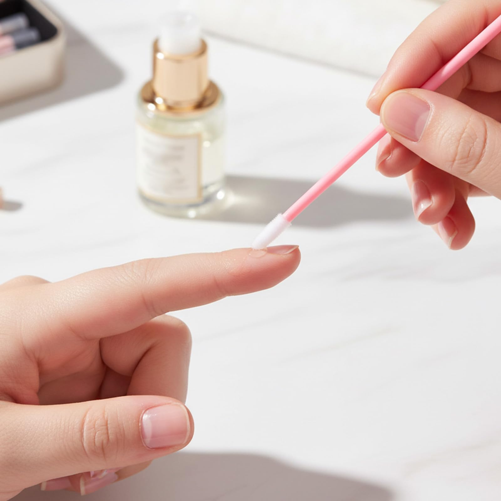 Pinceles Desechables para Labios 400 Piezas Multifuncionales Aplicador Portátil