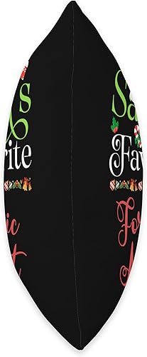 Miniatura 2 de Santa's Worker Holiday Threads Santas Favorite Forensic Analyst Holiday Top Elf Profession Throw Pillow, 18x18, Multicolor