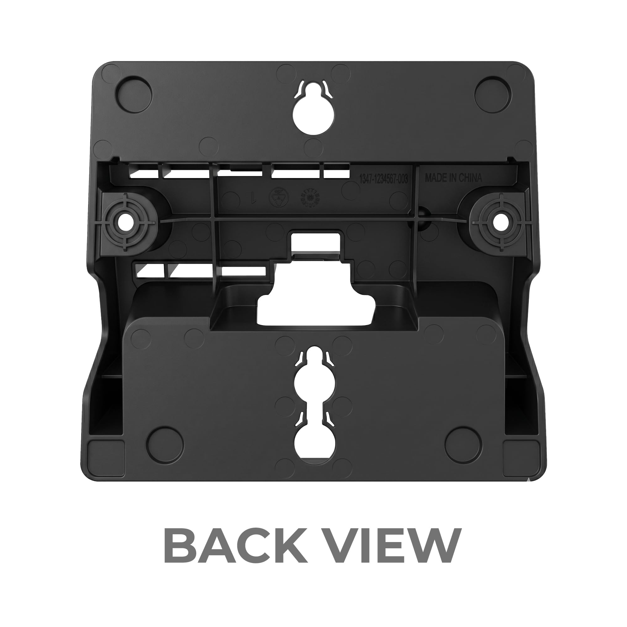 Soporte de pared de polietileno para teléfonos de escritorio Polycom VVX 150/250 solamente, 89D19AA, diseñado para un ajuste seguro, ideal para estaciones de trabajo sin desorden, mejora la