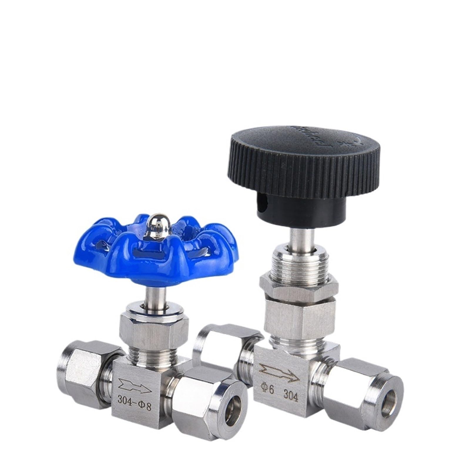 1 sztuka 3-18 mm 1/8" 1/2" rura kompresyjna 304 316L stal szlachetna zawór regulacyjny (10 mm)