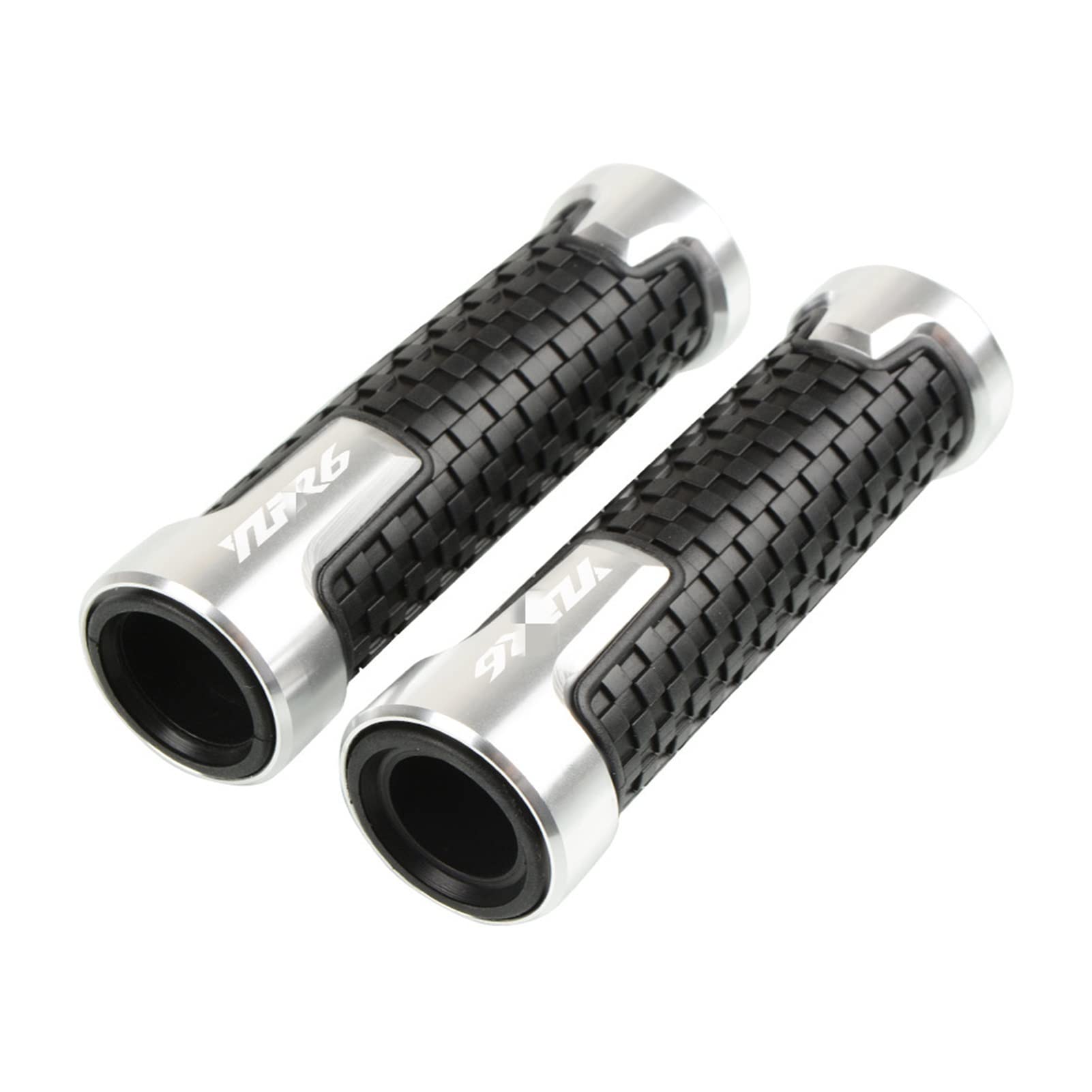 Poignées de guidon moto anti vibration pour YZF-R6 bleu