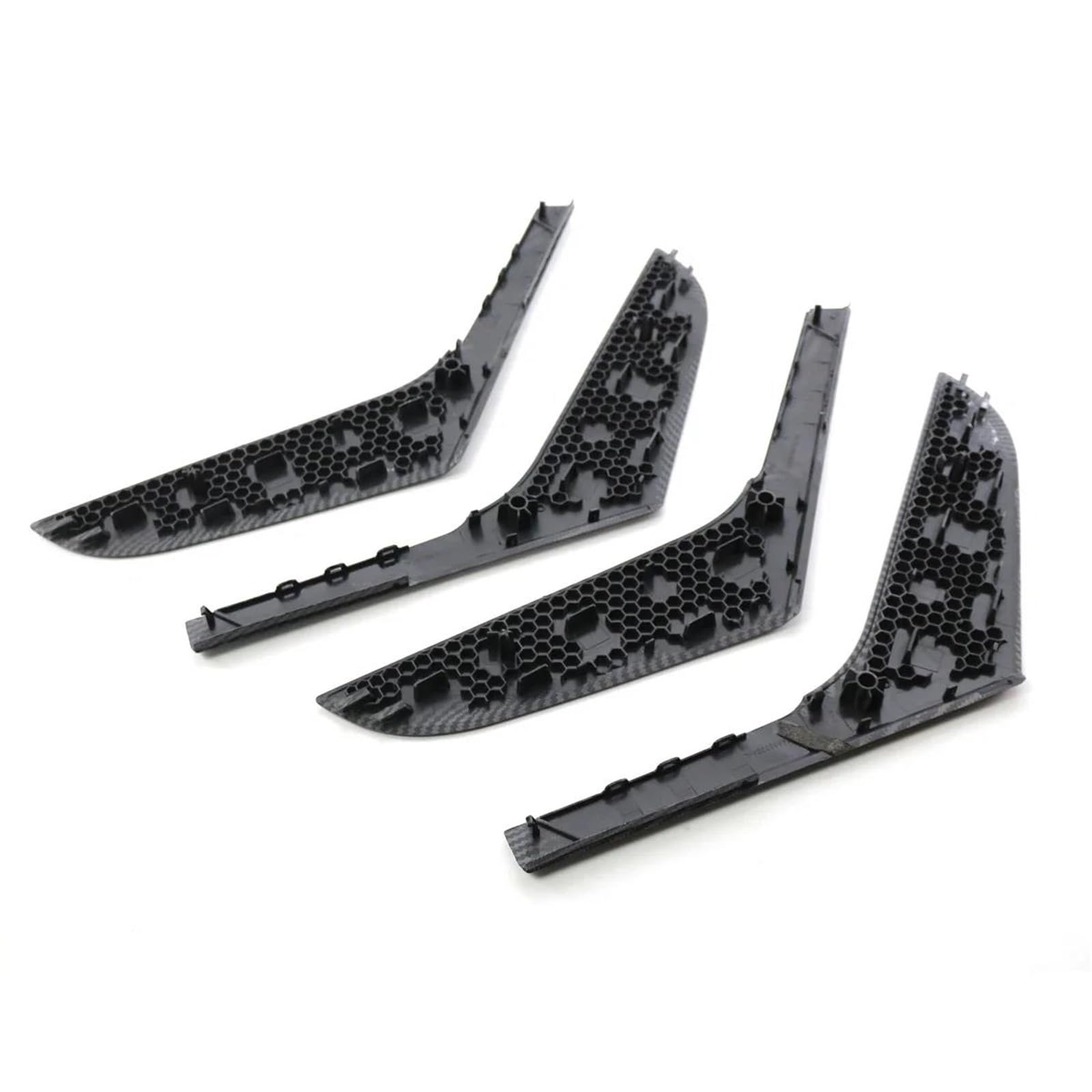 Lot De 4 Bandes Protection Pour Accoudoir Porte Intérieure Voiture, Aspect Carbone, Pour VW Pour Golf 6 MK6 2009-2013(Noir)
