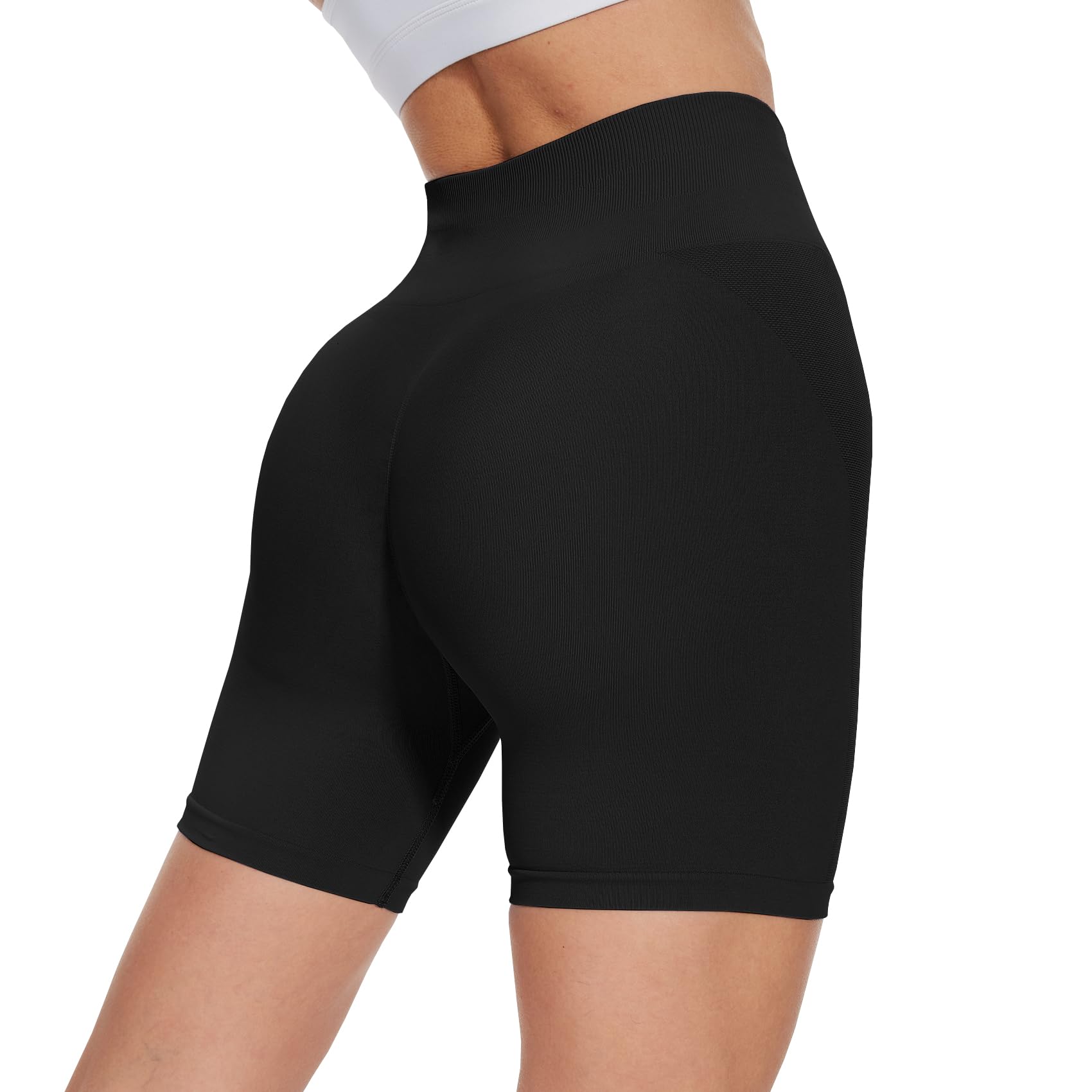 CAMPSNAIL Workout Biker Shorts Women - 3"/5"/8" High Waisted Tummy Control Spandex Booty Volleyball Shorts for Yoga Dance