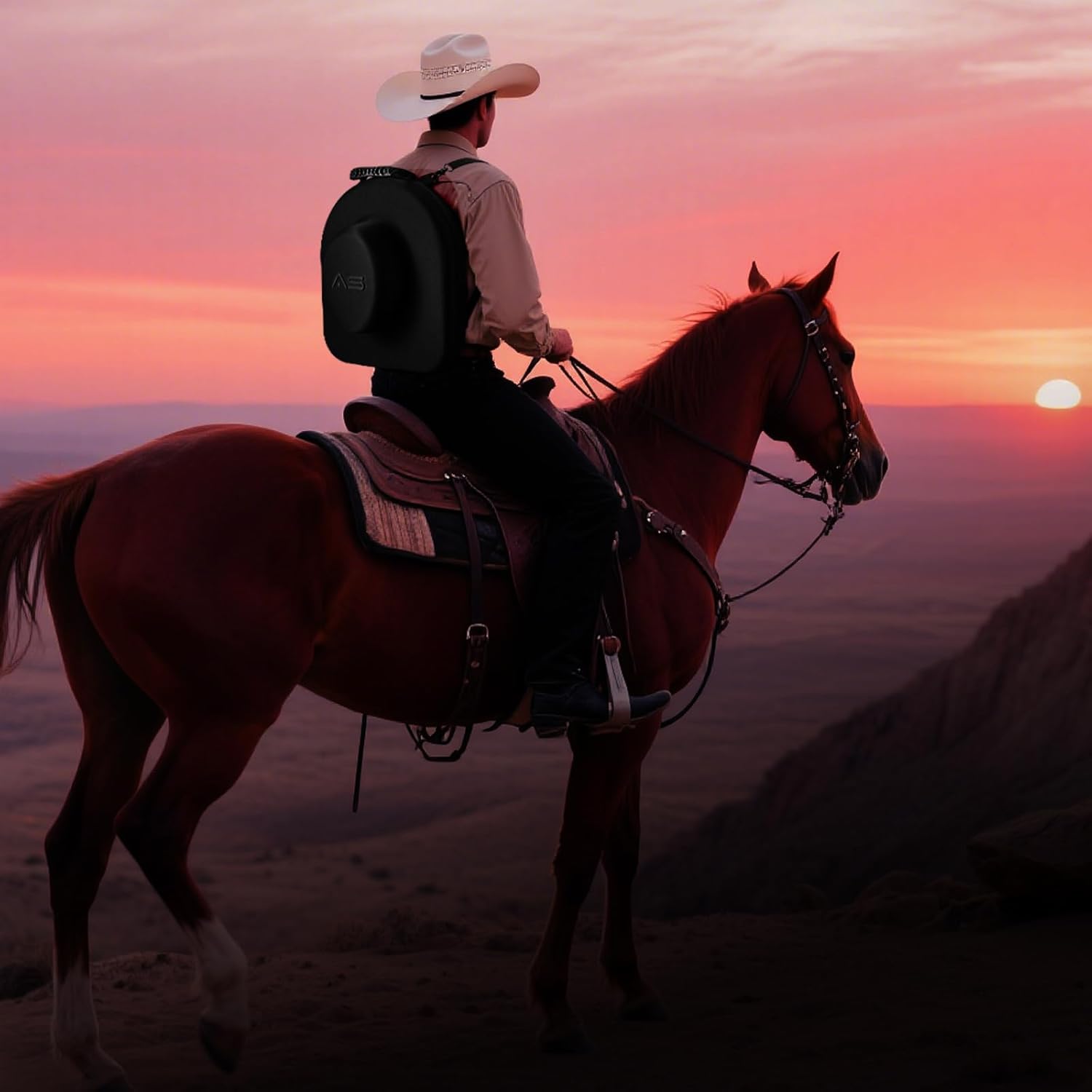 Hat Box for Travel-Crush Proof Hat Travel Case for Cowboy Hats Holder Storage Box Organizer Cap Carrier with Adjustable Carry Strap