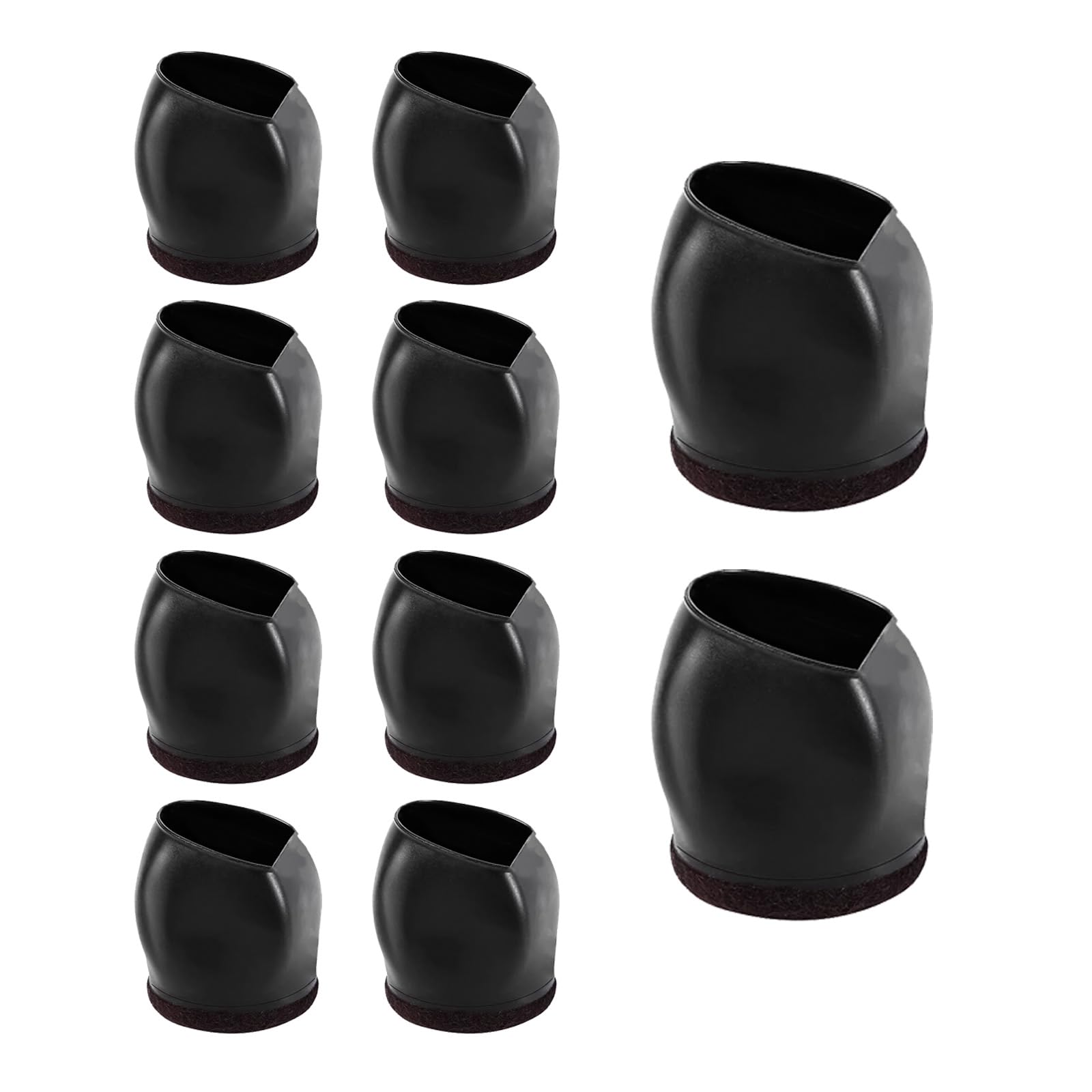Of 10 Chair Leg Covers Floor Protectors Wheel Protector for Chairs to Scratches & Reduce Noise Not Slip Covers
