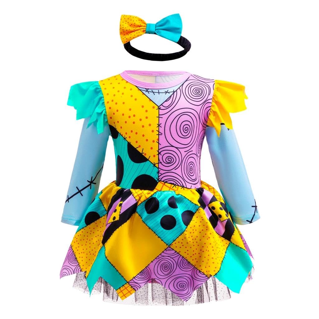 Lito Angels Baby Girls Fancy Dress Costume Romper, Patchwork 563 Age 18-24M — image 1