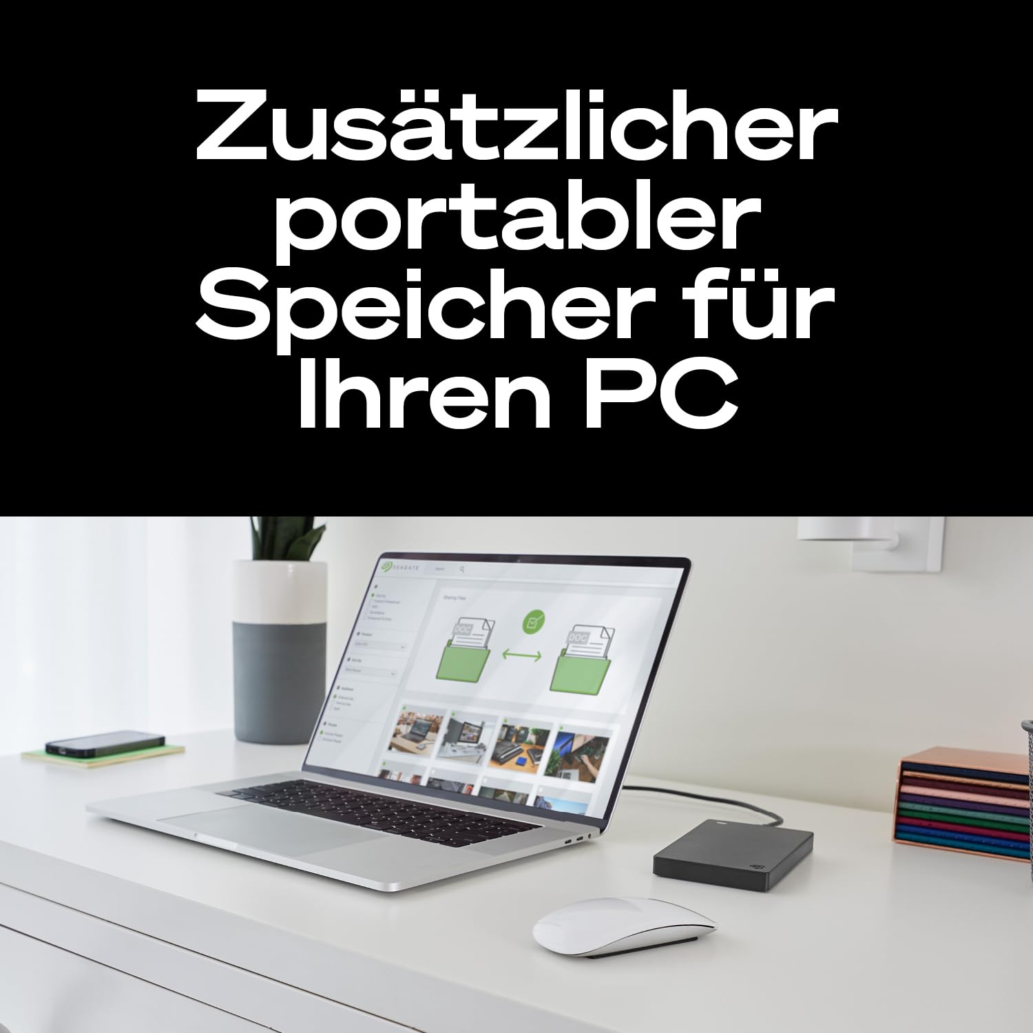 Seagate Portable Drive 2TB tragbare externe Festplatte 2.5 Zoll USB 3.0