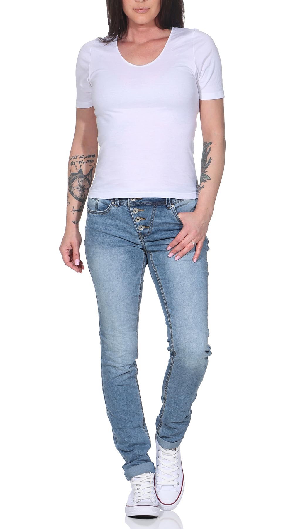 Buena Vista - Malibu - helleres Jeansblau - Größe M
