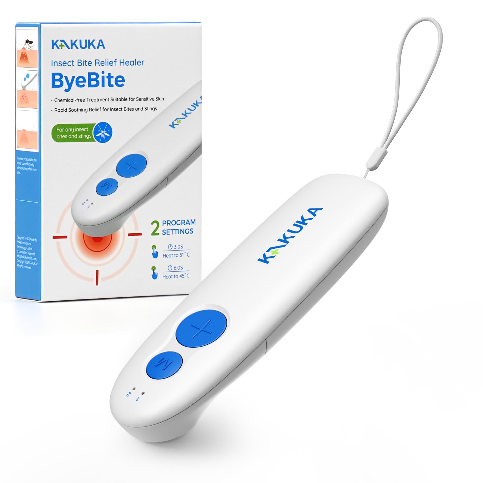 Bite and Sting Relief, Chemical-Free Insect Bite Healer, Natural Relief from Itching and Swelling, Insect Bite Relief Treatment by Heat for Mosquito Bites-Gentle Heat Up