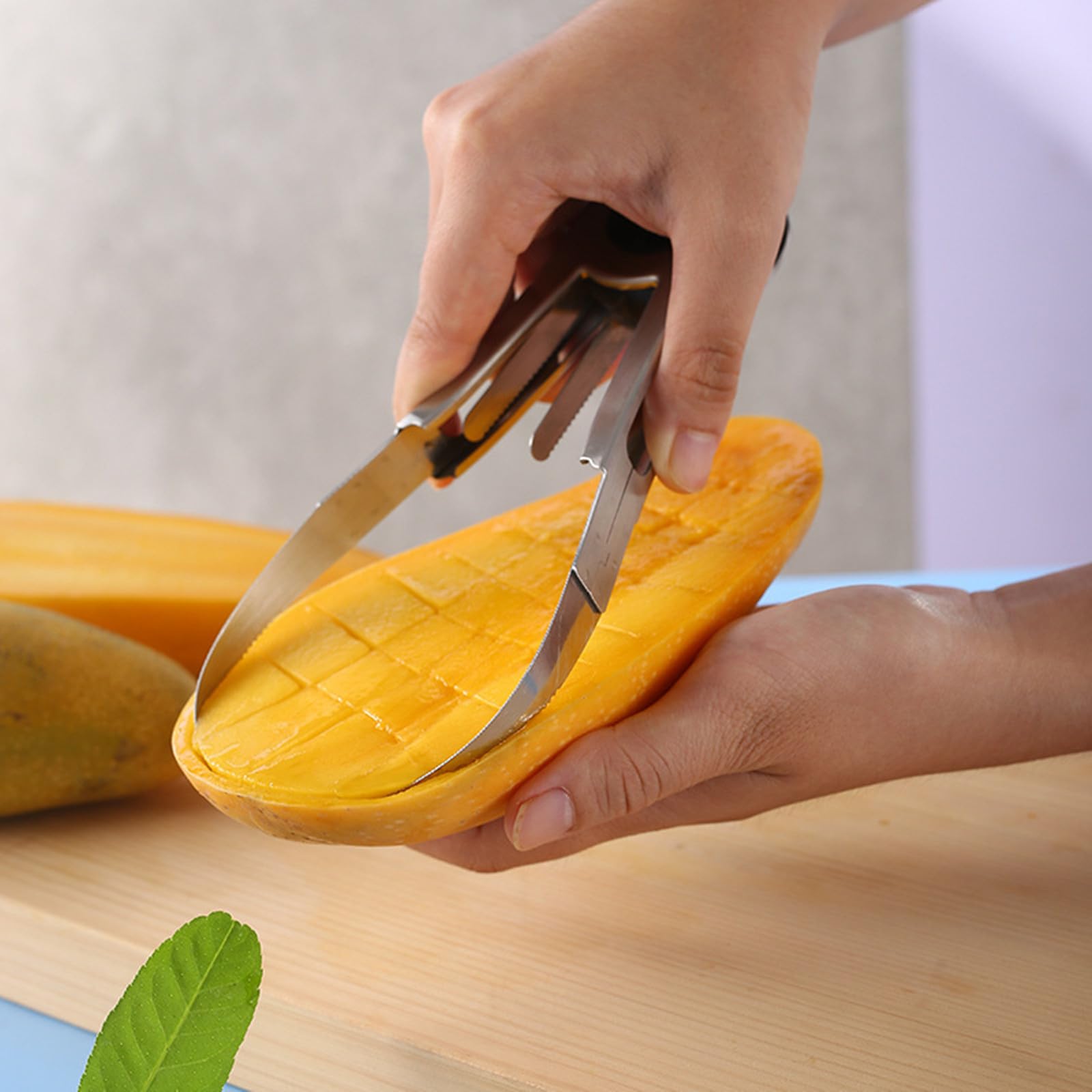 Mango Slicer, Mango Slicer Separator Splitter Cutter Narzędzie do Obierania Owoców Nóż do Cięcia