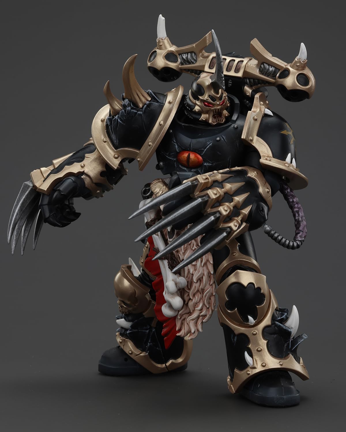 GWTCTOY JoyToy GW 40K original 1:18 Figura de Acción, Chaos Space Marines Black Legion Chosen with Lightning Claws