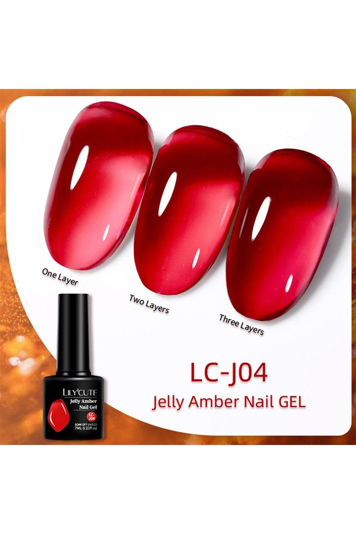 Born Pretty Lily Cute Amber Serisi Kalıcı Oje Lc-J04 (55725) 4015