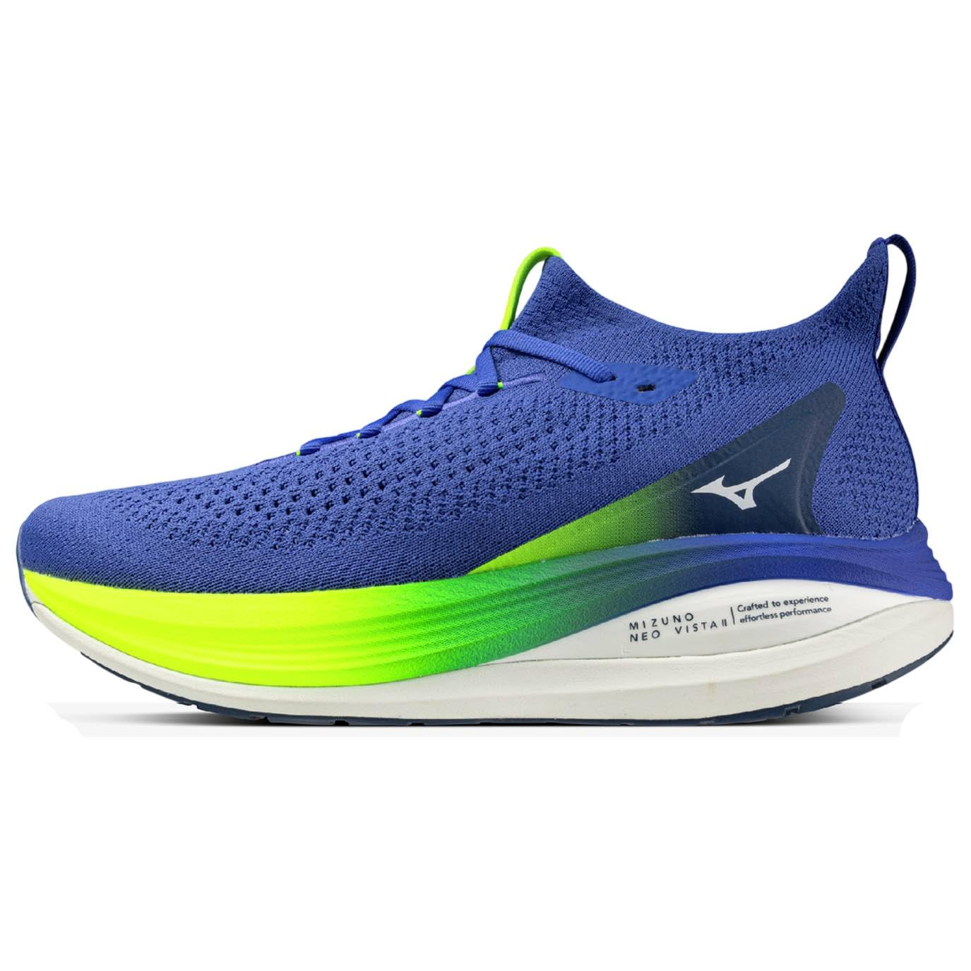 Mizuno Neo Vista 2 - Scarpe da corsa da uomo, colore: blu/bianco/giallo fulmine