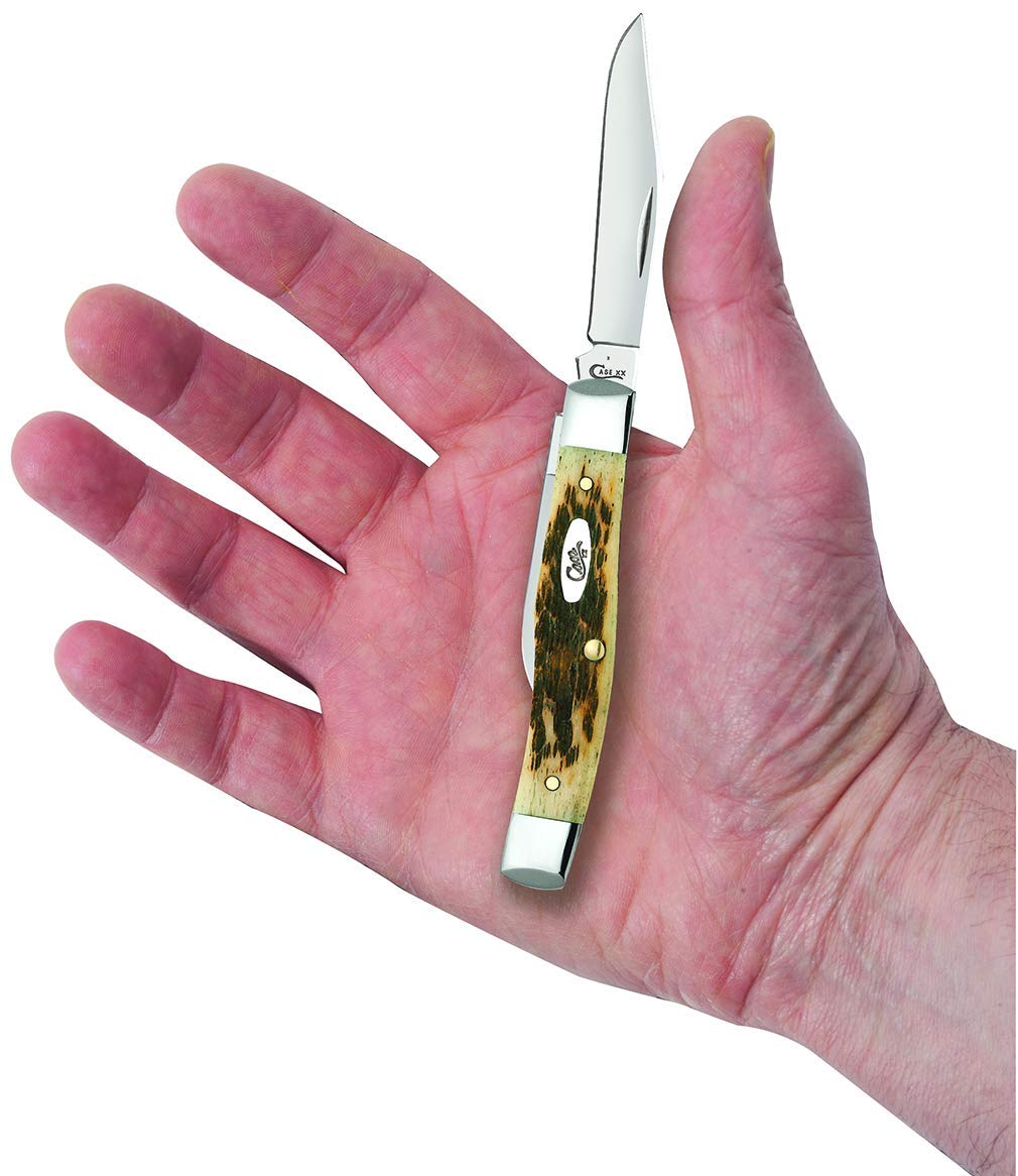 Amazon.com: Case WR XX Pocket Knife Amber Bone Texas Jack Cv Item