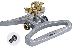 Melnor XT Metal Pulsating Sprinkler Base with QuickConnect Product Adapter