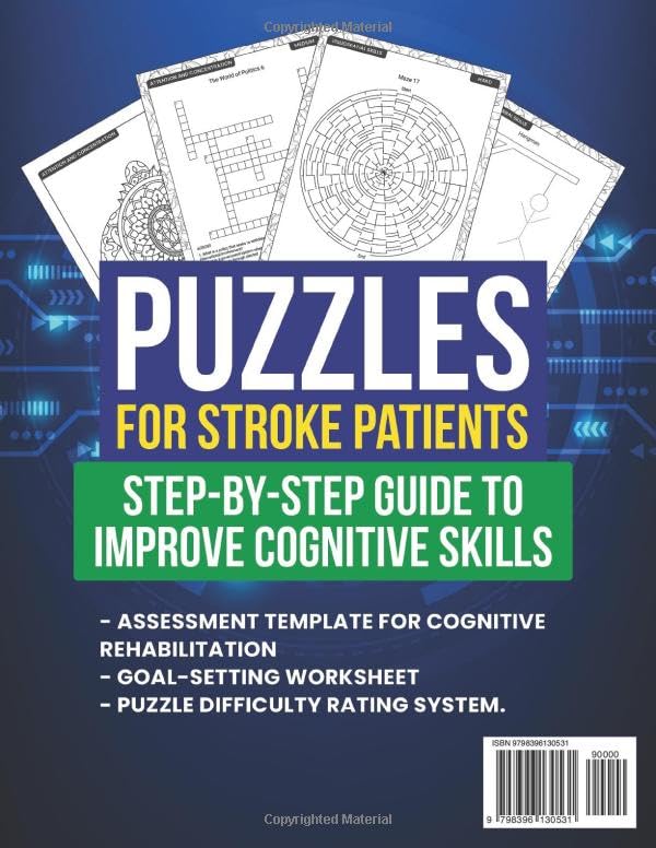 Miniatura 2 de Puzzles for Stroke Patients a Step-By-Step GUIDE to Improve Congnitive Skills