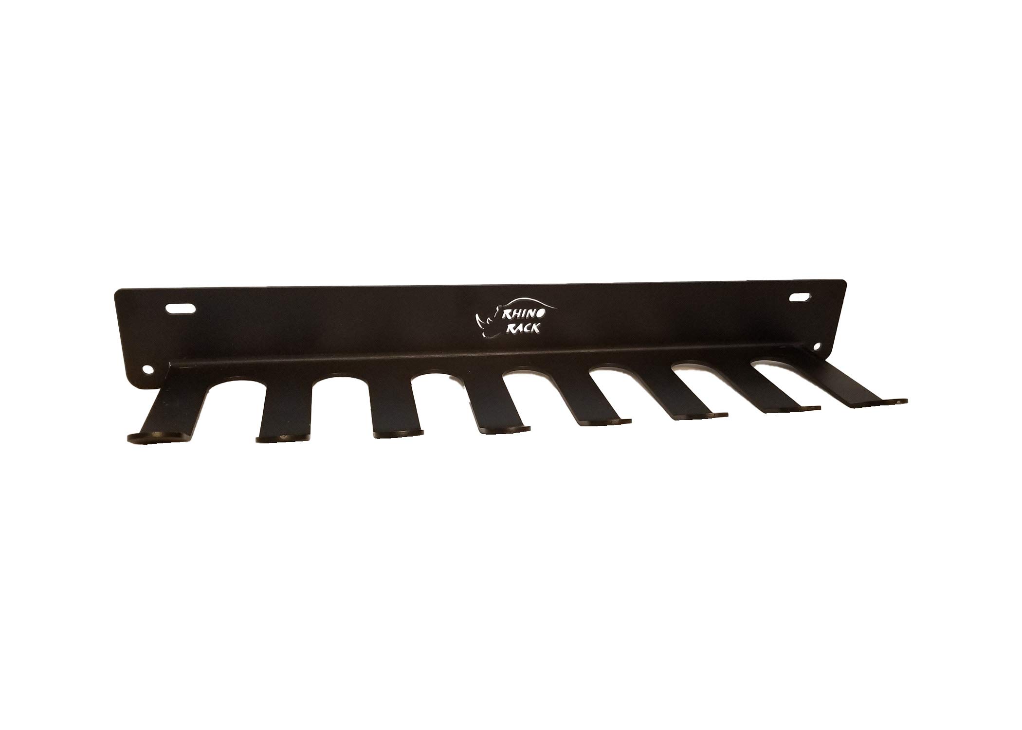 Modtek Rhino Rack- Bat Rack L, 19.00" Inch. Two Sizes: 14Bat or 21 Bat Hanger Options Heavy Duty Steel Baseball Softball Glove Ball Storage Display Shelf Hanger, Hardware Included