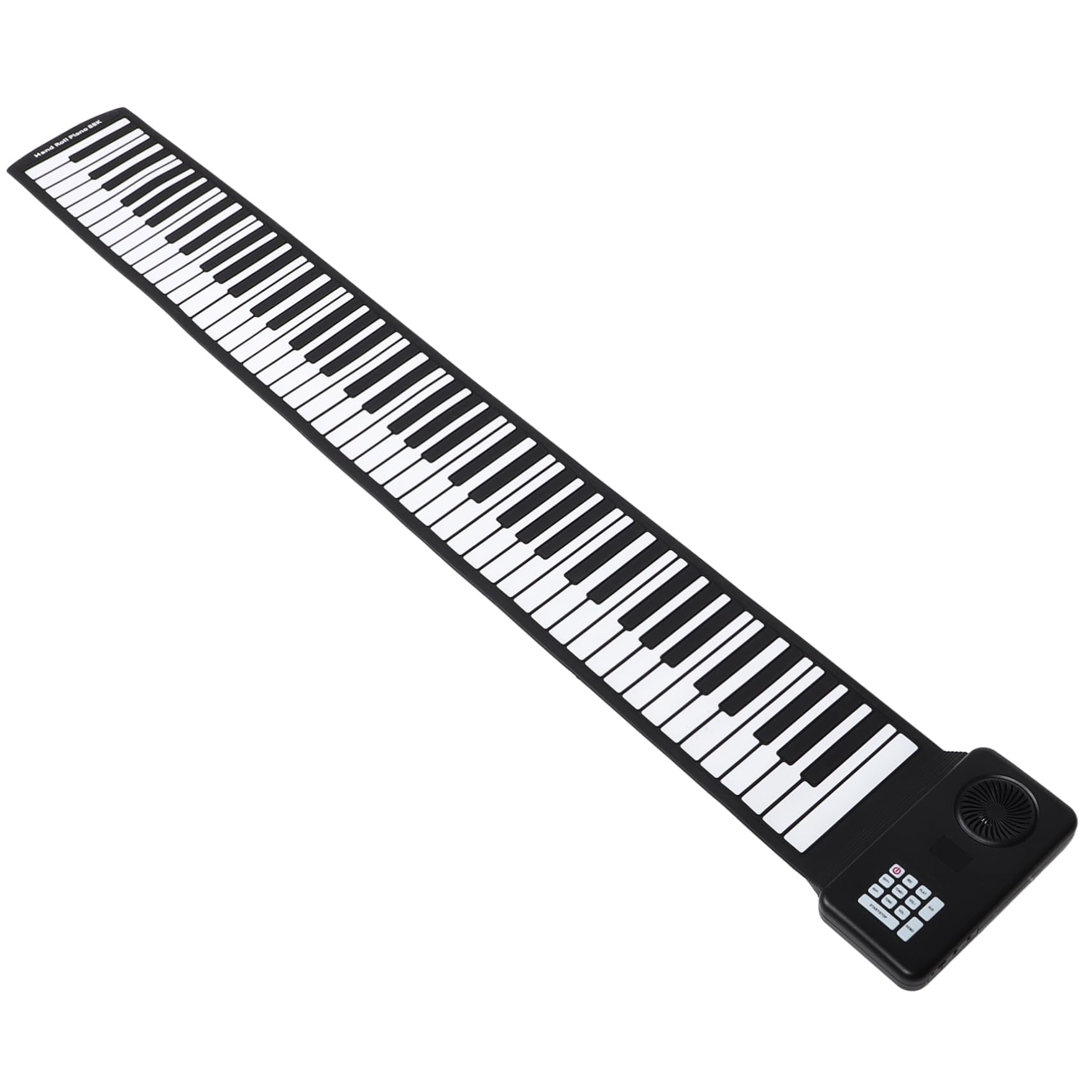 Abaodam Teclado Electrónico Plegable Portátil Teclas con Altavoces Piano de Silicona para y Principiantes Piano Enrollable de Mano Instrumento Musical Batería Alimentada
