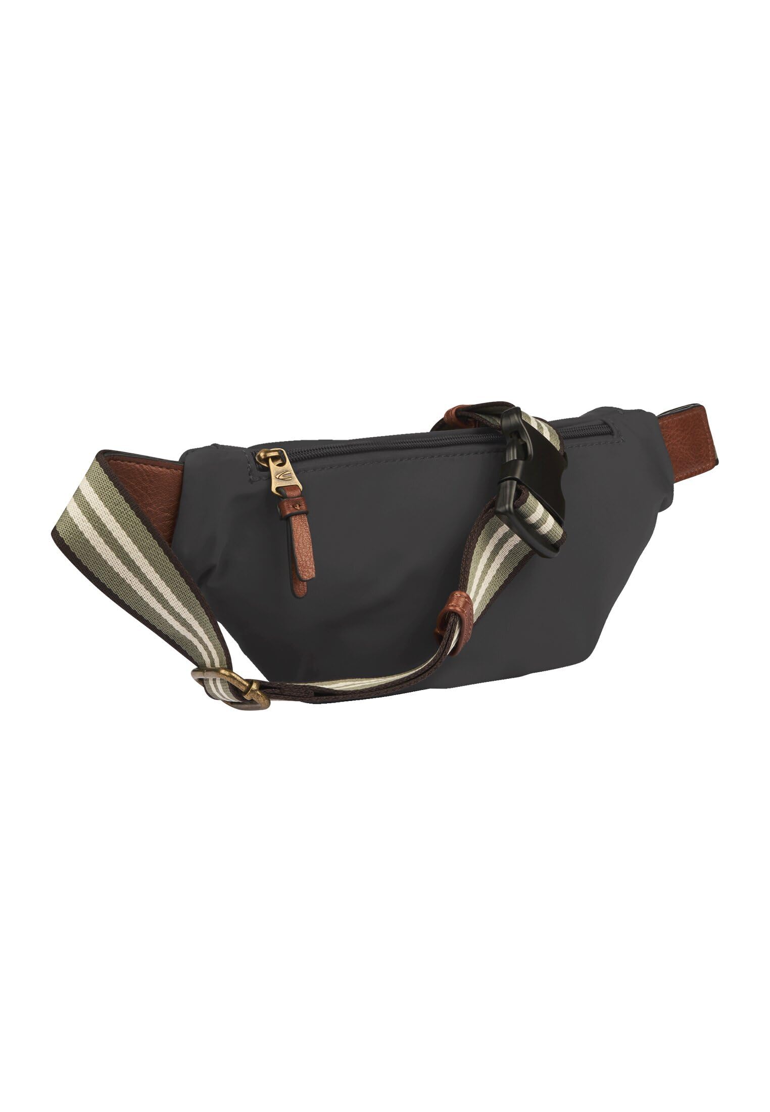 camel active riñonera Bari para Mujer, Talla Mediana, Negra