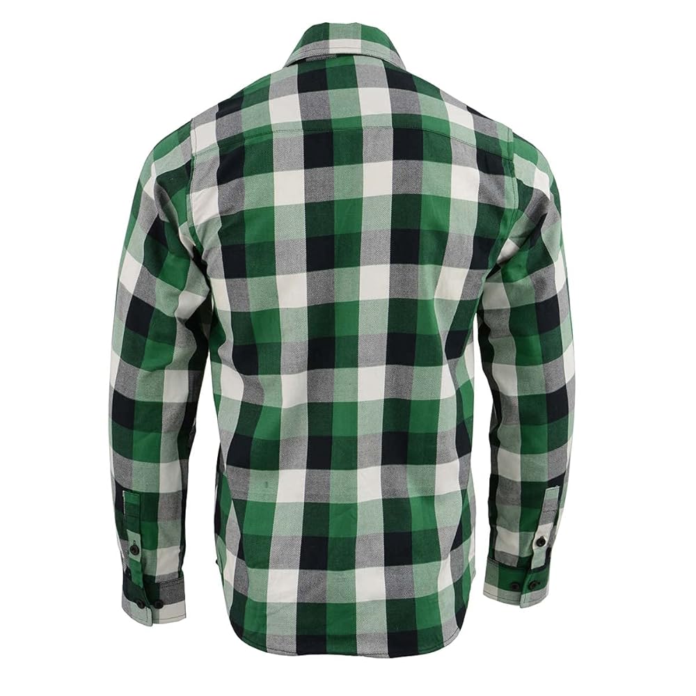Amazon.com: Milwaukee Leather MNG11636 Men's Flannel Plaid