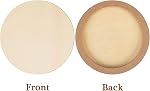 6Pcs Toile en bois, Panneaux ronds en bois pour la peinture, Artiste non fini Épaisseur cercle de bois Toile fournitures d'art pour artisanat bois encaustique Burning(8",10",12")