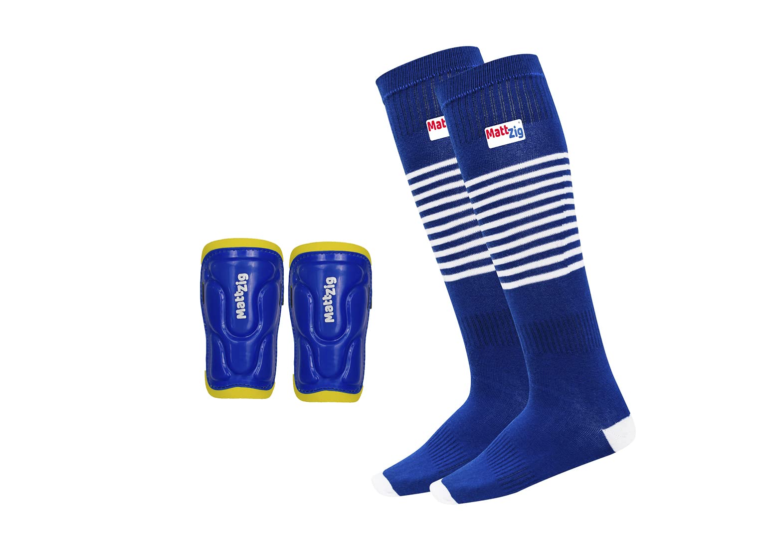 Indian Club Football Kit (Football Socks One Pair + Shin Guard One Pair)
