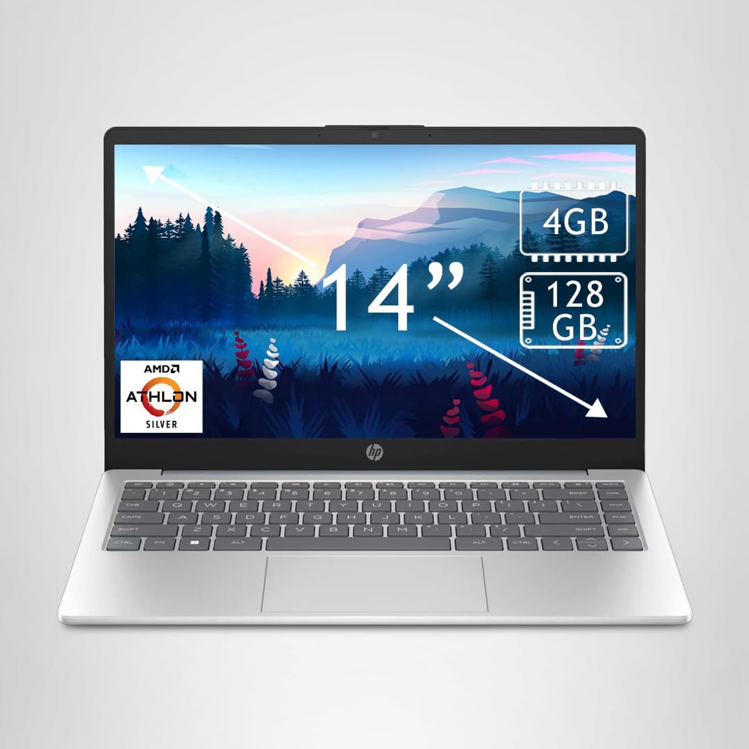 Amazon.co.jp: HP 14インチ HD (1366 x 768) ノートパソコン、AMD