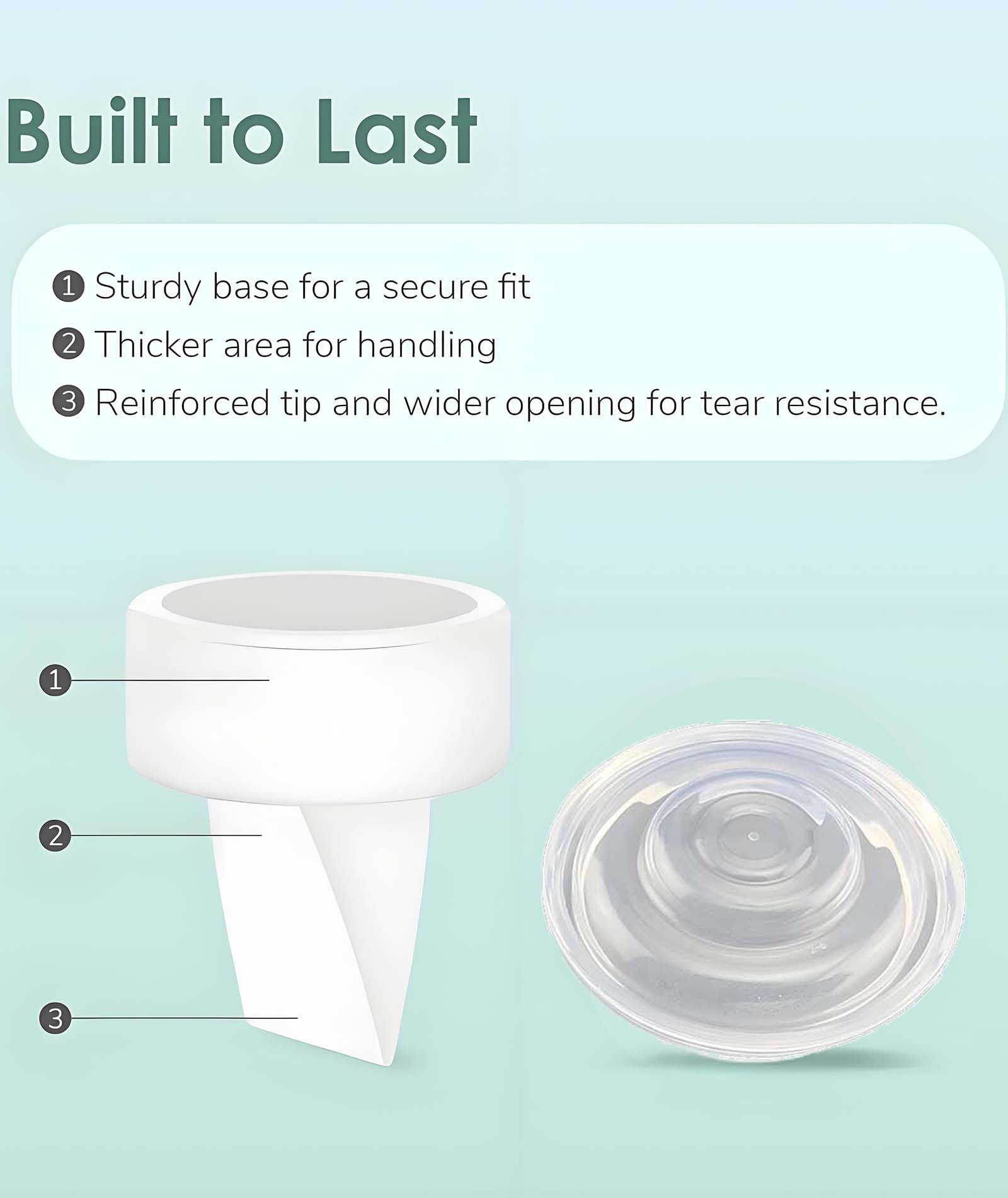 10 PCS Duckbill Valve Breast Pump Parts, Breast Pump Accessories,White Replacement Breast Pumps Inner Diameter 23mm,Compatible With Many Breast Pumps - Image 2 thumbnail